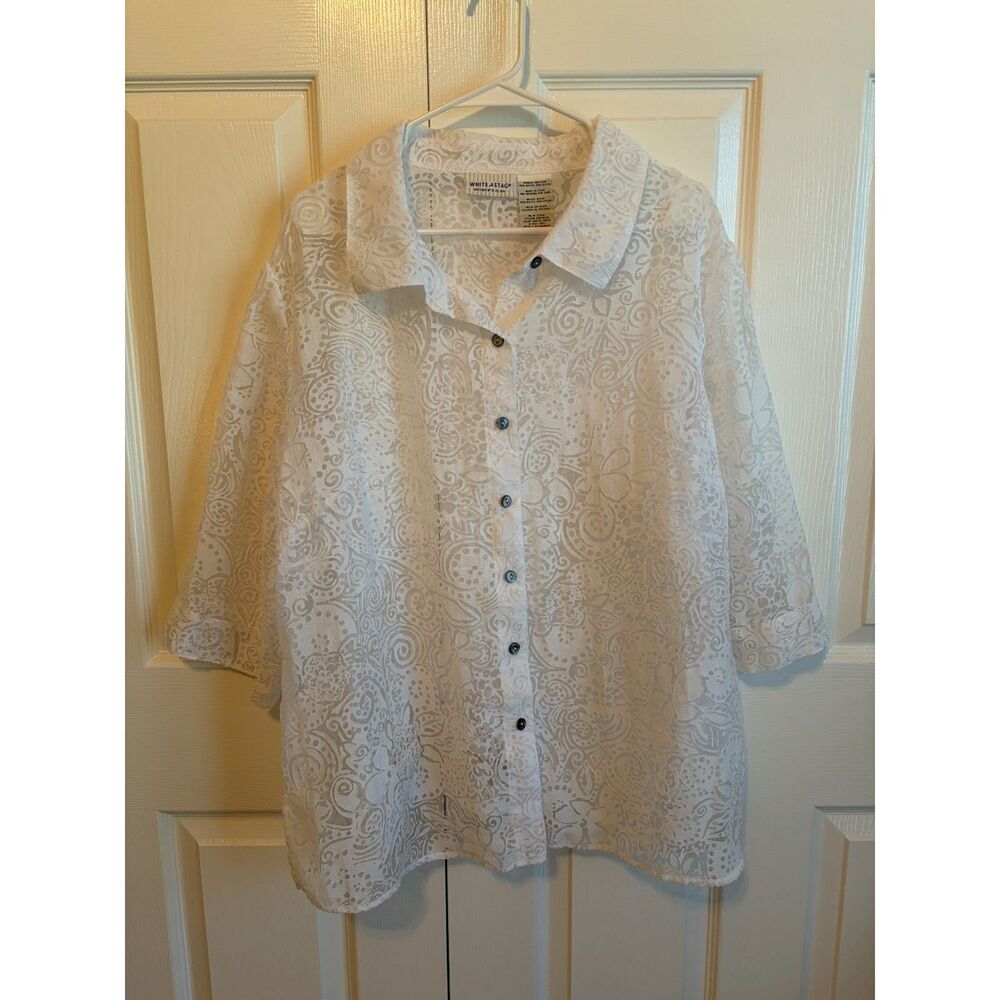WHITE STAG WOMENS PLUS TOP